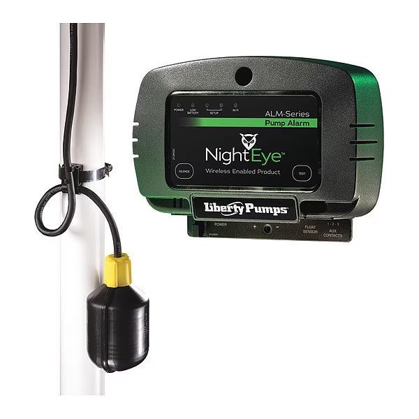 Level Alarm, Audio/Visual/App, 115VAC, 86dB, Liberty Pumps, Mfr#: ALM-2-EYE