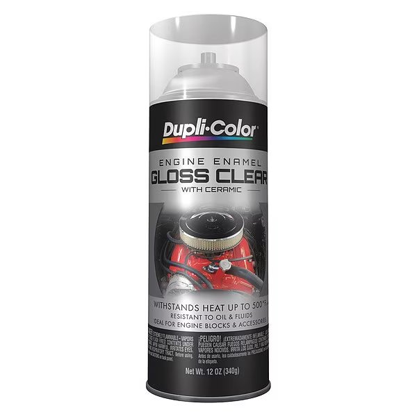 16 oz. Gloss Clear Engine Enamel, Dupli-Color, Mfr#: EDE163607
