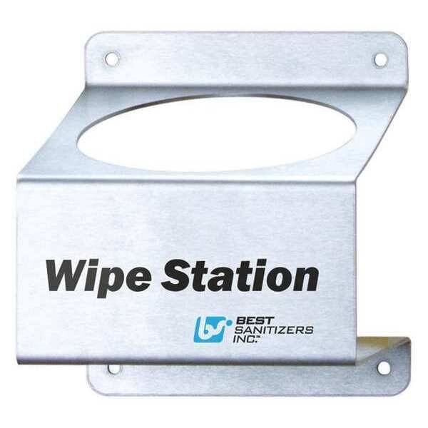 4"H x 6"W x 6-13/64" D, Wall Mounting Bracket for Wipe Canister, Best Sanitizers, Mfr#: USP10255
