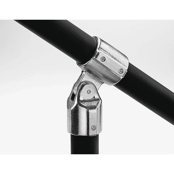 Structural Pipe Fitting, Adjustable Elbow/Tee, Aluminum, 2 in Pipe Size, 32510 lb Tensile Strength, Hollaender, Mfr#: 17-9