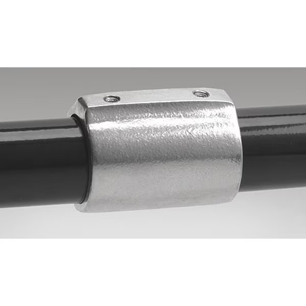 Structural Pipe Fitting, External Coupling, Aluminum, 1.25 in Pipe Size, 32510 lb Tensile Strength, Hollaender, Mfr#: 70-7