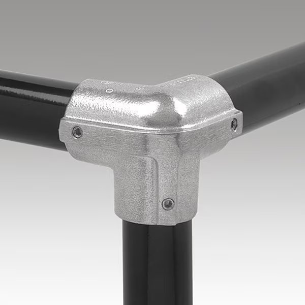 Structural Pipe Fitting, Side Outlet Elbow, Aluminum, 1.25 in Pipe Size, 32510 lb Tensile Strength, Hollaender, Mfr#: 9-7