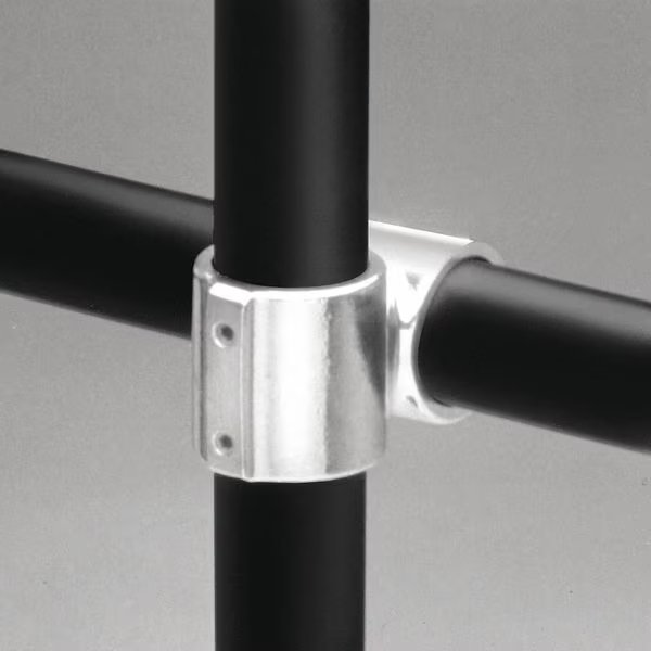 Structural Pipe Fitting, Offset Cross, Aluminum, 1 in Pipe Size, 32510 lb Tensile Strength, Hollaender, Mfr#: 12-6