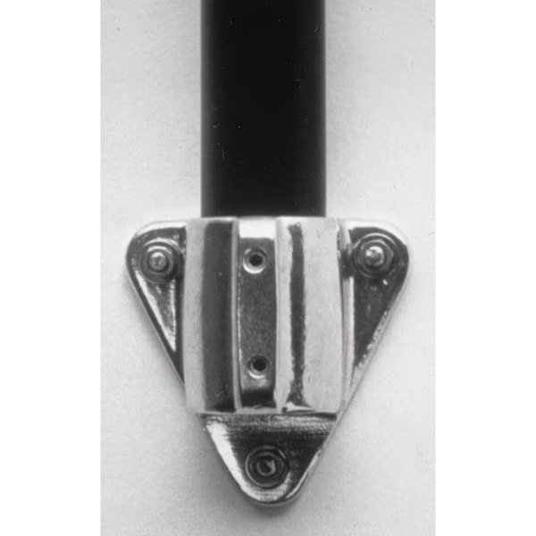 Structural Pipe Fitting, Wall Mount Flange, Aluminum, 1.5 in Pipe Size, 32510 lb Tensile Strength, Hollaender, Mfr#: 50-8