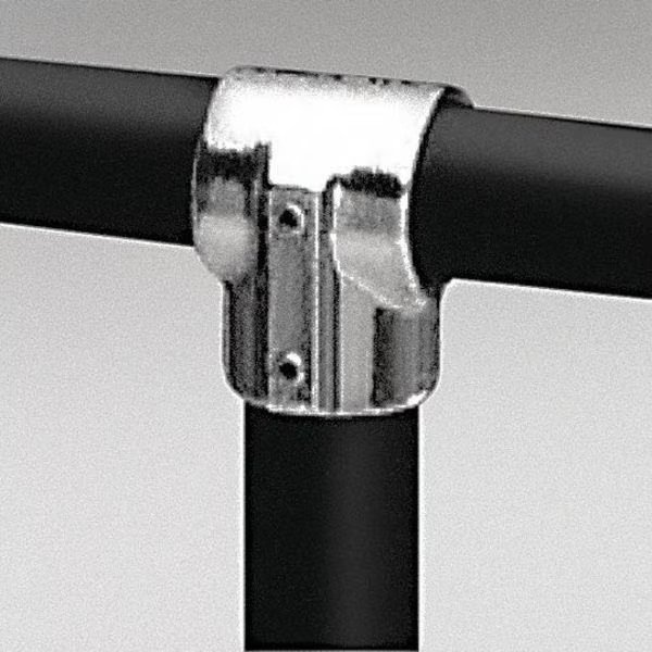 1 1/4 in Tee Structural Pipe Fitting, Aluminum, 32510 lb Tensile Strength, 1.68 in Dia., Hollaender, Mfr#: 5E-7