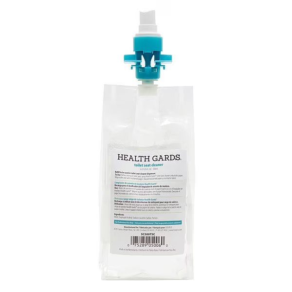 Bathroom Cleaner, Cartridge Refill, PK12, Health Gards, Mfr#: SC500TSC