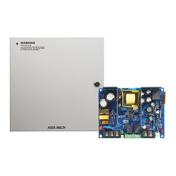 Power Supply, Steel, 14" L, 14" W, 4.75" H, Securitron, Mfr#: AQD2