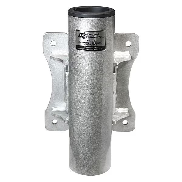 Mounting Base, 500 lb Capacity, Silver, Oz Lifting Products, Mfr#: OZWALL3