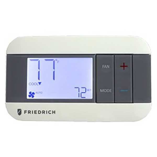 Low Voltage Thermostat, 2 H 1 C, Hardwired, 24VAC, Friedrich, Mfr#: RT7P