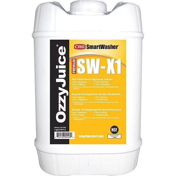 SW-X1 High Performance Degreasing Cleaner/Degreaser, 5 gal Pail, Ready to Use, Water Based, Smartwasher, Mfr#: 1751304