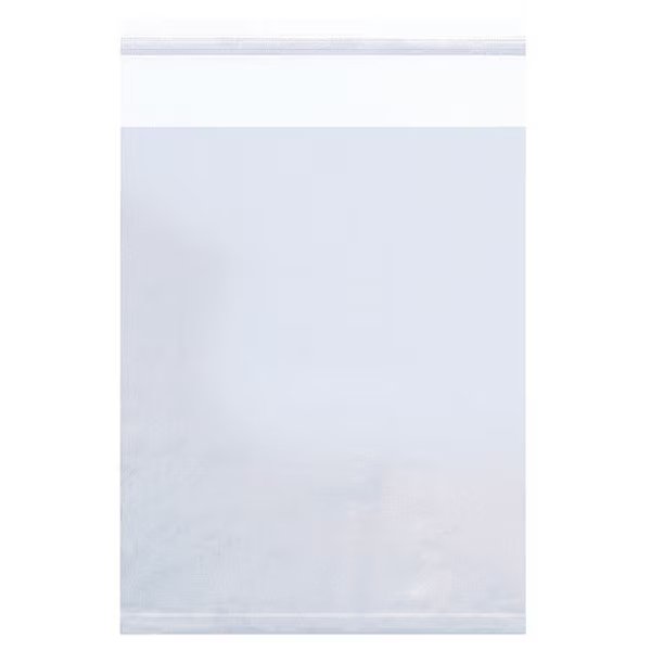 7" x 10" Resealable Poly Bags, 1.5 mil, Clear, PK 1000, Partners Brand, Mfr#: PRR071015