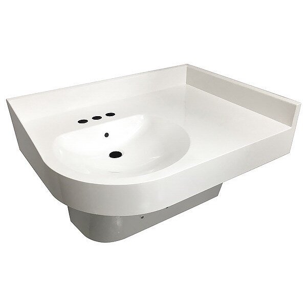 Best, Sink, DShape, 15-1/2inx12-1/2inx4in, Bestcare, Mfr#: WH3741R-09