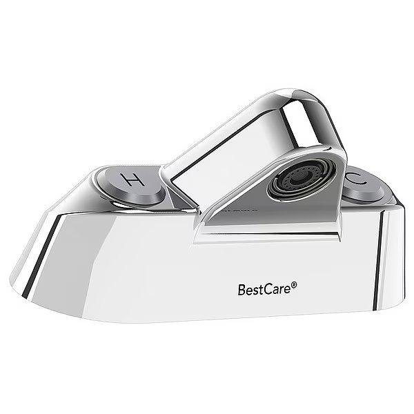 Push Button 4 in Mount, Bathroom Faucet, Bestcare, Mfr#: WH3378-HC-PPZ