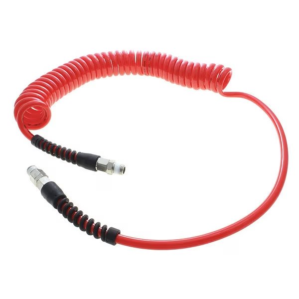 Coiled Air Hose Assembly, 1/4" ID x 8 ft., Atp, Mfr#: TT-14-10-R-RS