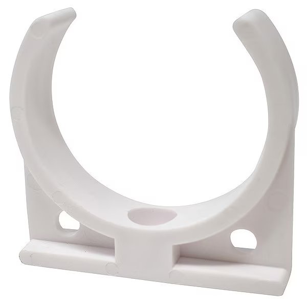 Wall Clip, 2 1/2" Dia, 1", Plastic, Nephros, Mfr#: 70-0901