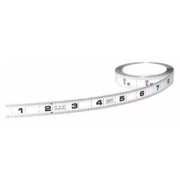 144 in Adhesive Tape Measure, 1/2 in Blade, Us Tape, Mfr#: 50006
