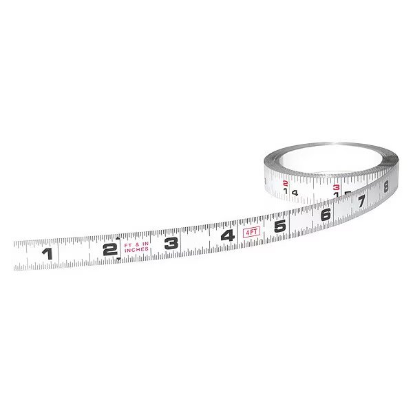 48 in Adhesive Tape Measure, 1/2 in Blade, Us Tape, Mfr#: 50019