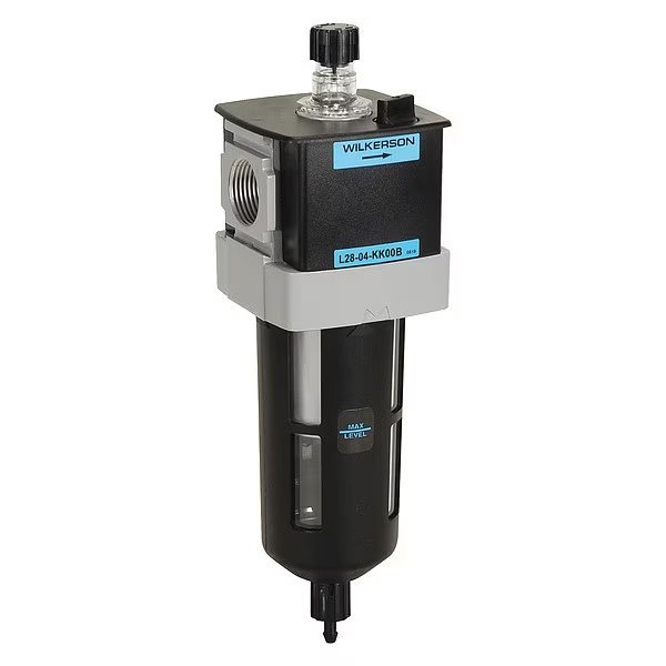 Air Line Lubricator, 150 cfm Max. Flow, Bowl Size: 6 oz, Wilkerson, Mfr#: L28-06-KK00B