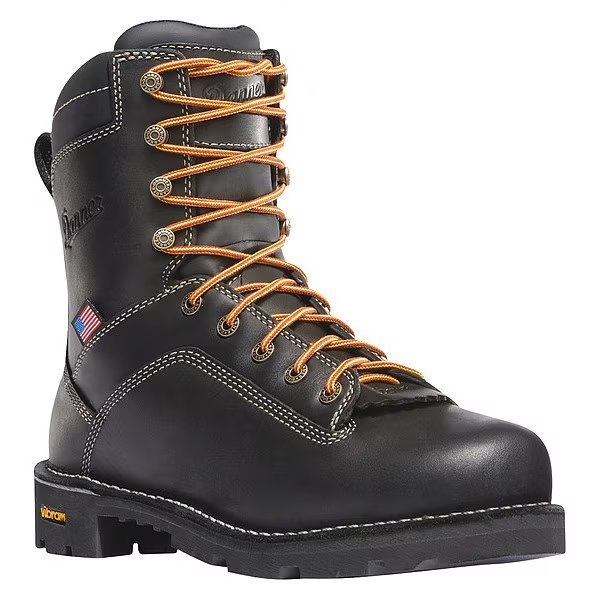 Size 12 Men's 8 in Work Boot Alloy Work Boot, Black, Danner, Mfr#: 17311-12D