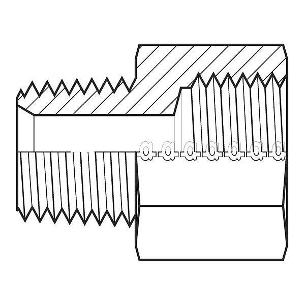 Hose Adapter, 9/16", Metric, 3/8, Adaptall, Mfr#: 9037-0406