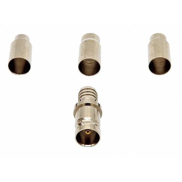 Coaxial Connector, BNC Female, 1" Sz, PK10, Triplett, Mfr#: 350-00-75TP