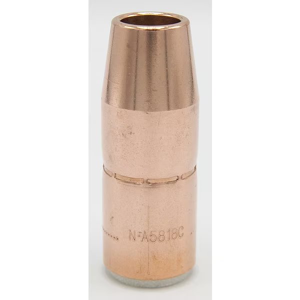 BERNARD Copper Conical MIG Weld Nozzle, Bernard, Mfr#: N-A5818C