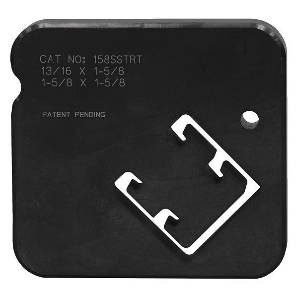 Single Strut Dies, 3/4" H, 1 5/8" L, Greenlee, Mfr#: 158SSTRT