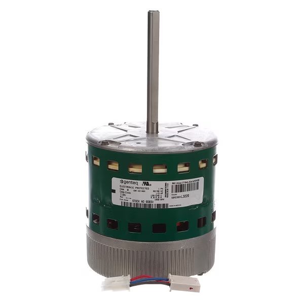 Motor, 1/3 HP, 1050 rpm, 48,120/240V, Genteq, Mfr#: 6503V