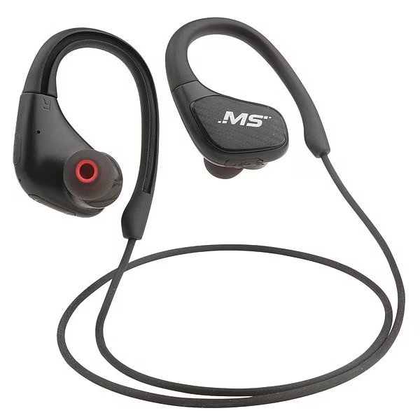 Wireless Earbuds, Bluetooth, Plastic, Black, Mobilespec, Mfr#: MBS11305