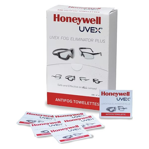 Uvex, Fog Eliminating Cloths, 100 PK, Honeywell Uvex, Mfr#: S479