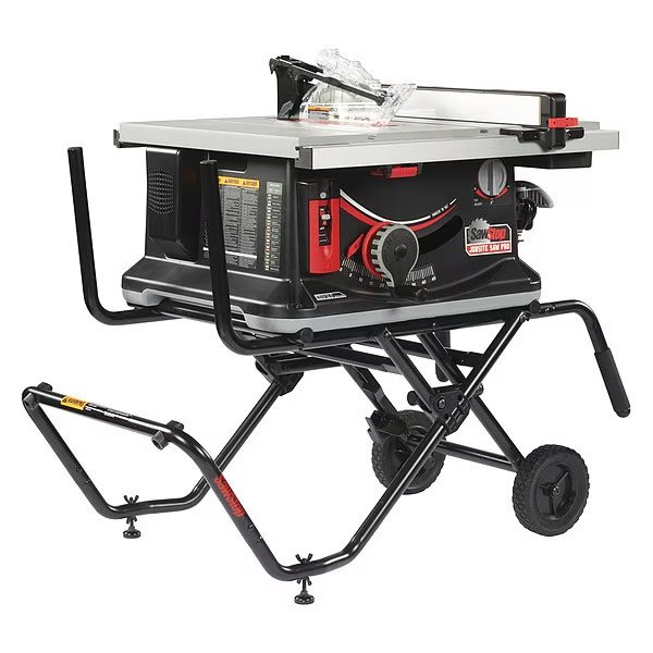 Portable Table Saw 10 in Blade Dia., 25 1/2 in, Sawstop, Mfr#: JSS-120A60