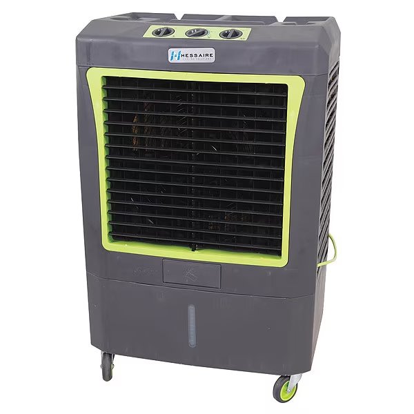 Portable Evaporative Cooler 3100 cfm, 10 gal, Direct Drive, Hessaire, Mfr#: M150