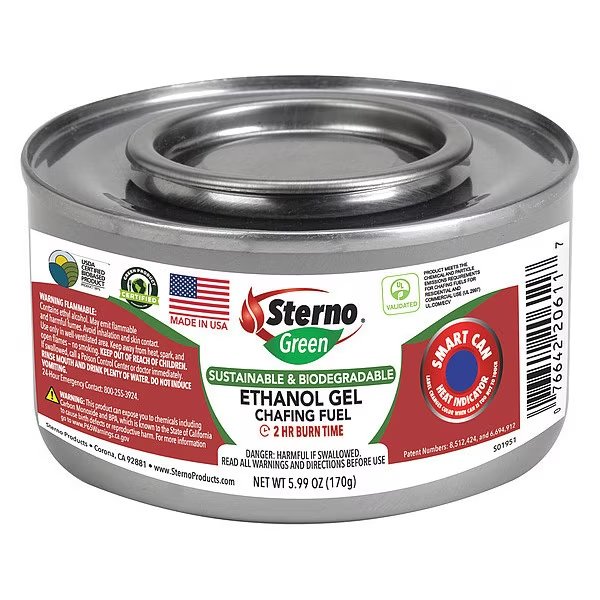 Chafing Fuel, 2 hr, PK72, Sterno, Mfr#: 20612
