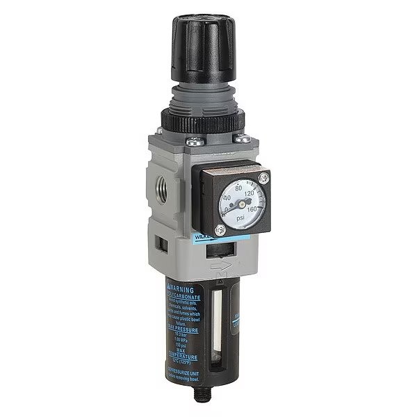 Filter-Regulator, Max. Incoming 150 psi, Wilkerson, Mfr#: B08-02-FRG0B