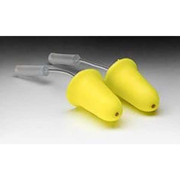 E-A-Rsoft(TM) Disposable Foam Probed Test Ear Plugs, Bell Shape, N/A, Yellow, 50 PK, 3M E-A-R, Mfr#: 393-2004-50