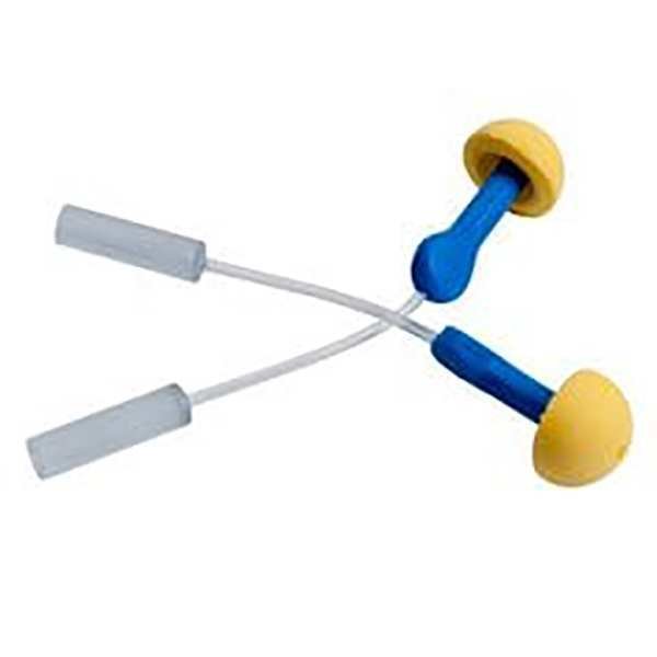 Express Pod Plug(TM) Disposable Foam Probed Test Ear Plugs, Pod Shape, N/A, Yellow, 50 PK, 3M E-A-R, Mfr#: 393-2008-50