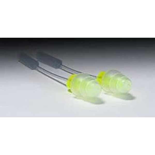 Tri-Flange(TM) Disposable Foam Probed Test Ear Plugs, Flanged Shape, N/A, Clear, 50 PK, 3M E-A-R, Mfr#: 393-2011-50