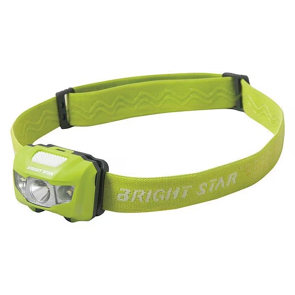 Industrial Headlamp, LED, Hi-Vis Green, Lumens: 185/65, Koehler Brightstar, Mfr#: 200501