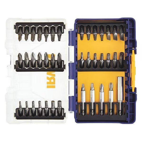 Insert Bit, Steel, SAE, Metric, #1, 1/4", Hex, Irwin, Mfr#: IWAF1240
