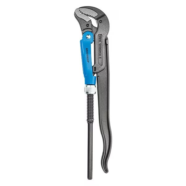 25 in L 3 in Cap. Alloy Steel Swedish Pipe Wrench, Gedore, Mfr#: 4500490