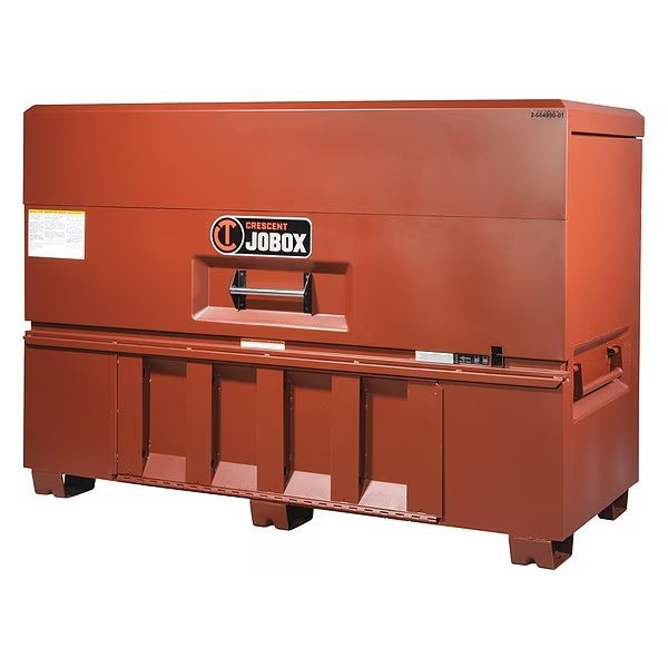 Drop-Front Piano Box, Brown, 60.3 cu ft, 74" W x 31" D x 51" H, Crescent Jobox, Mfr#: 2-684990-01