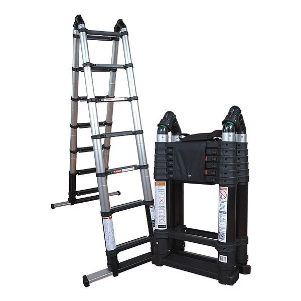 Aluminum Telescoping Extension Ladder, 300 lb Load Capacity, Xtend + Climb, Mfr#: XXC714/300