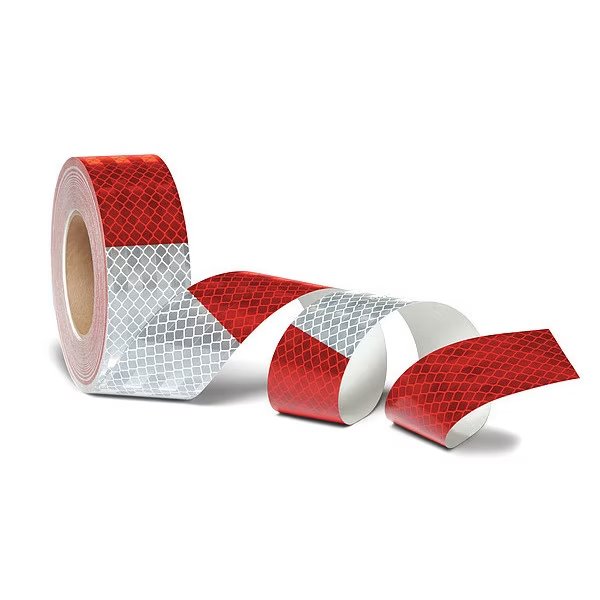 Reflective Tape, Red/White, 3M, Mfr#: 913-326