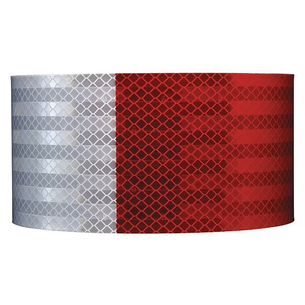 Reflective Gate Arm Tape, Red/White, 3M, Mfr#: GA1616