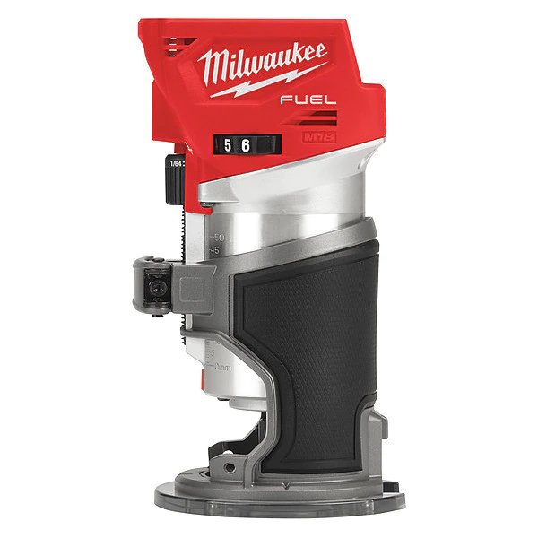 M18 FUEL Compact Router, 18V, Cordless, Tool-Only, Milwaukee Tool, Mfr#: 2723-20