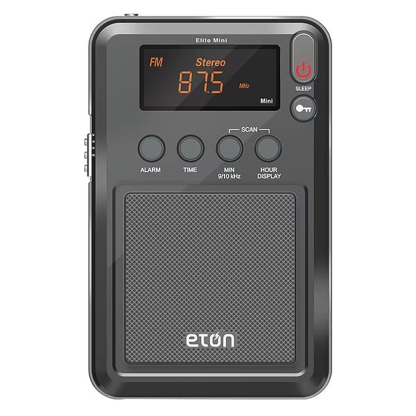 Mini Shortwave Radio, Digital, 4-5/16" H, Eton, Mfr#: NELITEMINI