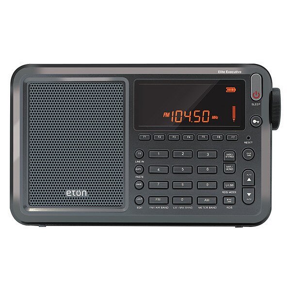Mini Shortwave Radio, Digital, 4-1/8" H, Eton, Mfr#: NELITEEXECUTIVE