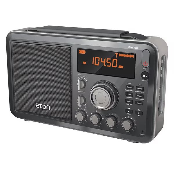 Mini Shortwave Radio, Digital, 12-3/8" H, Eton, Mfr#: NELITEFIELD
