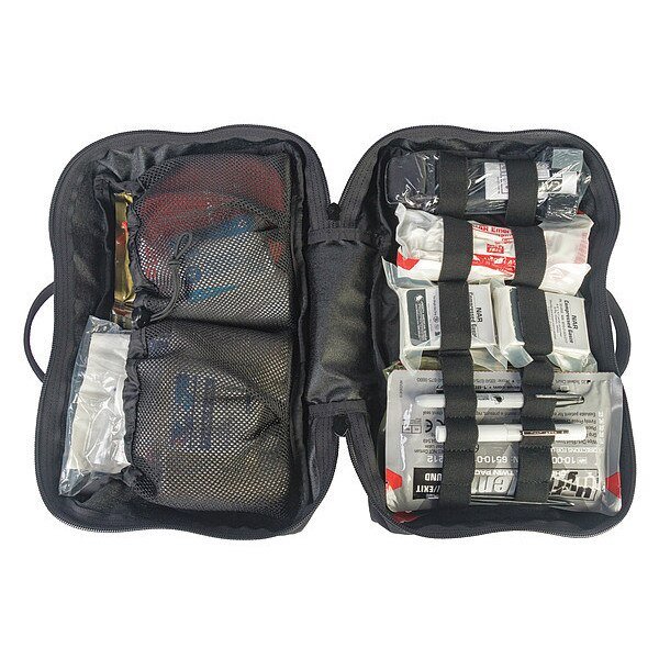 Patrol Vehicle Trauma Kit, Black, North American Rescue, Mfr#: 80-0542