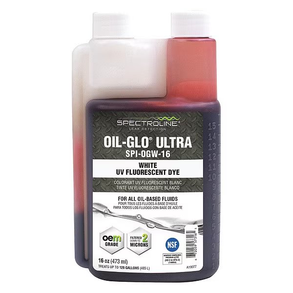 Fluorescent Leak Detection Dye, White, Spectroline, Mfr#: SPI-OGW-16